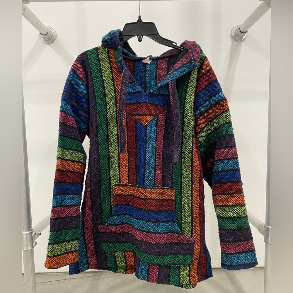 Men’s muliticolored Baja Hoodie XL